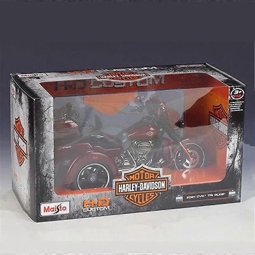1 :12 Harley Davidson 2021 CVO Tri Glide Alliage Classique Moto Modèle Moulé Sous Pression Loisirs Racing Moto Modèle Enfants Cadeaux