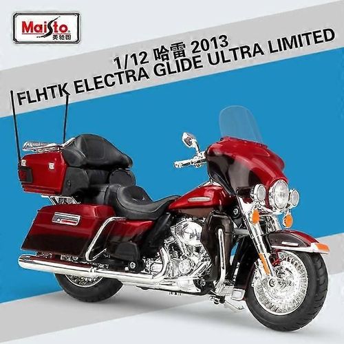 1 :12 Harley FLHTK Electra Glide Ultra Limited Alliage Classique Moto Modèle Diecasts Loisirs Moto Modèle Enfants Cadeaux