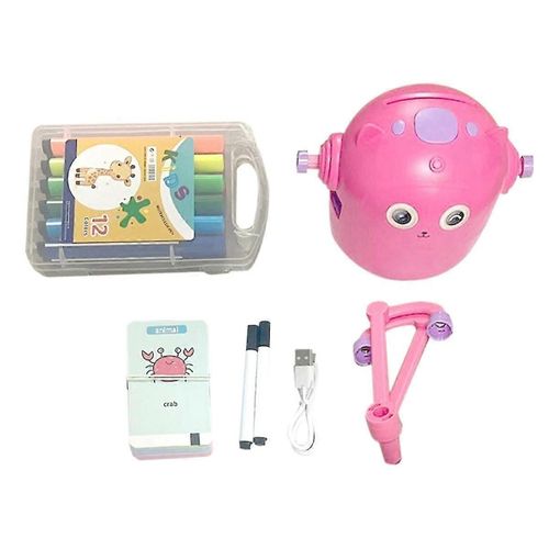 Robot de dessin éducatif interactif, 100 cartes de dessin, robot de dessin intelligent, robot de dessin éducatif précoce