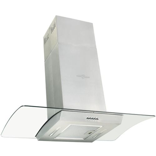 Hotte îlot 90 cm acier inoxydable 756 m³/h led Helloshop26 02_0005865