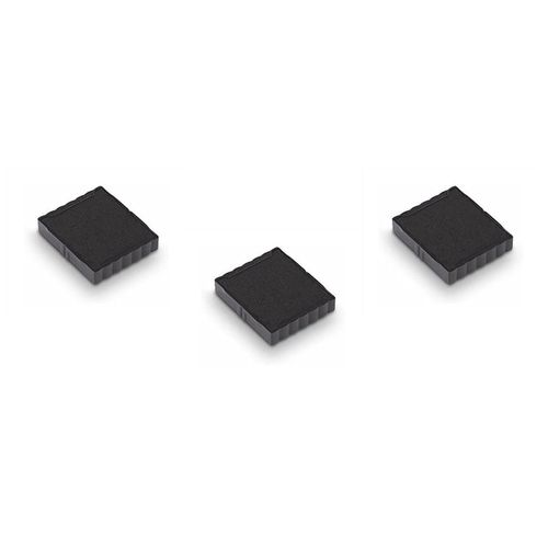 Trodat Lot De 3 Cassettes Encreur De Rechange Pour Tampon 6/4922a Noir