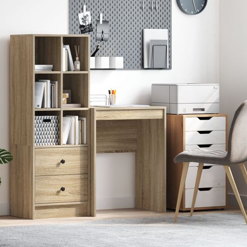 Bureau D'ordinateur Chêne De Sonoma Bois D'ingénierie
