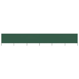 Paravent 6 panneaux Tissu 800 x 160 cm Vert