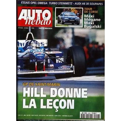 Auto Hebdo N° 1033 Du 08/05/1996