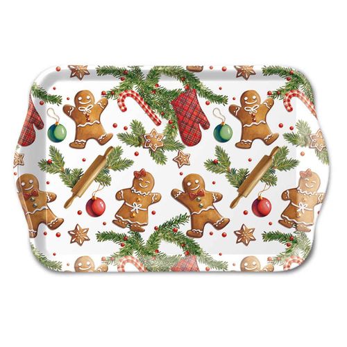 Petit Plateau Rectangulaire Biscuits Au Pain D¿Épices