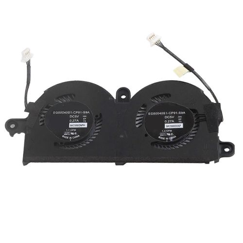 Petit ventilateur de refroidissement de processeur d¿ordinateur portable Connecteur d¿alimentation à 4 broches pour Dell XPS 13 9370 9380 0980WH 980WH ND55C19 16M01
