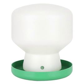 Grand Plastique Vert Couverture Blanc Baril Automatique Abreuvoir Oiseau Abreuvoir Mangeoire Distributeur Pour Pigeons Perroquets
