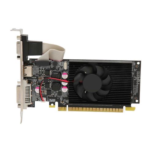 GT210 Carte graphique 512M DDR3 64BIT Carte vidéo de bureau HD Interface multimédia DVI VGA Carte graphique de jeu vidéo Puce GT210 512M DDR3