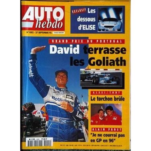 Auto Hebdo N° 1002 Du 27/09/1995