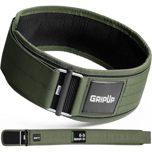 Ceinture De Musculation - Ceinture D'haltérophilie Pour Homme & Femme - 10cm Large - Powerlifting, Crossfit, Bodybuilding - Soutien Lombaire Réglable - Cuir Robust