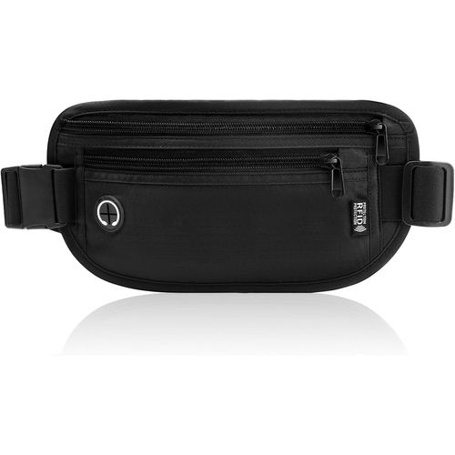 Ceinture De Voyage Avec Rfid Blocage, Sac Banane Pour Femmes Et Hommes Imperméable Secrète Sacoche Banane Ajustable Pochette Ceinture Pour Passeport Téléphone Carte De Crédit (Noir)