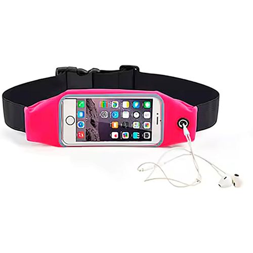 Ceinture De Course, Course À Pied, Brassard Portable Running, Ceinture De Sport Imperméable Pour Sports Ou Voyages En Plein Air, Rose Fluo, Sportif