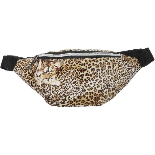 Ceinture En Cuir Synthétique Imprimé Léopard Compact Simple Fermeture Éclair Polyvalent Idéal Pour L'entraînement Au Quotidien Gris