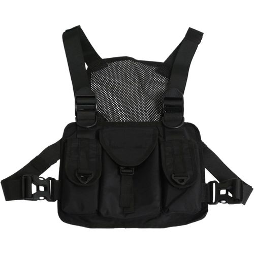 Sac De Course Ceinture Poitrine - Sac Poitrine Moto | Bandoulière Réglable Multi-Poches Pour Course À Pied Pêche Randonnée Sport Extérieur