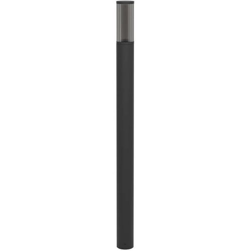 Lampadaire Extérieur Salle, Lampe De Chemin, Luminaire D'extérieur Sur Pied, Éclairage Pour Allée Et Jardin, Plastique Noir, Douille E27, Ip54, 110 Cm