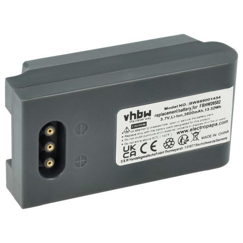 Vhbw Batterie Compatible Avec Höft & Wessel Skeye.Allegro, Ls Skeye.Integral Ordinateur Mobile Pda Scanner (3600mah, 3,7v, Li-Ion)