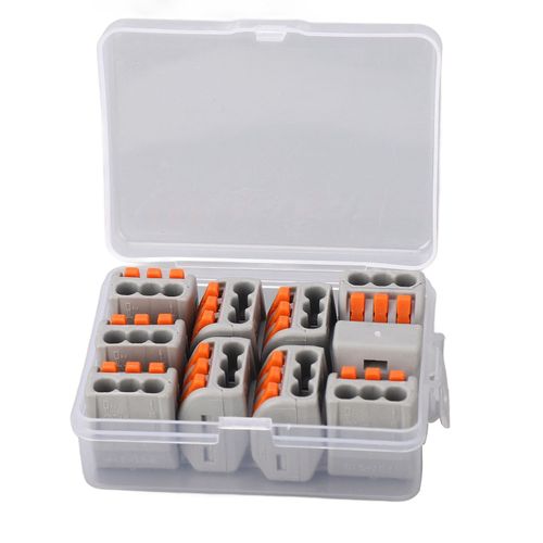 Kit de connecteurs de fil à levier, outil électrique d'épissure Compact à déconnexion rapide, 10 pièces