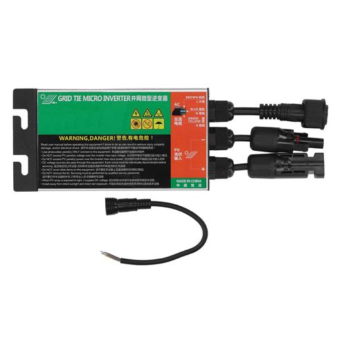 Onduleur de lien de grille solaire MPPT onde sinusoïdale Pure en alliage d'aluminium Micro onduleur de lien de grille solaire AC120V 150W