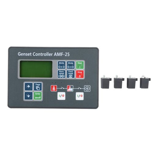 Écran de contrôle de démarrage automatique du contrôleur de groupe électrogène AMF-25, pour générateur Diesel DC 8-35V