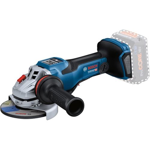 MONDODIGITALE-Biturbo Meuleuse Angulaire Sans-Fil Gws 18V-15 Psc (Équivalent À 1 500 W En Filaire, Sans Batteries Ni Chargeur, Dans Boîte En Carton)
