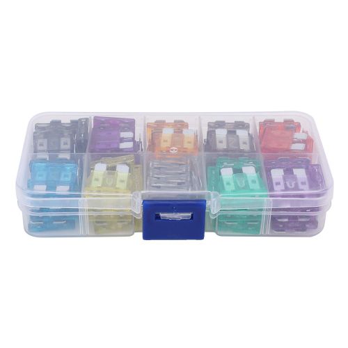 Kit d'assortiment de fusibles à lame basse tension en laiton galvanisé, 100 pièces, 2   35A, fusion rapide 32V