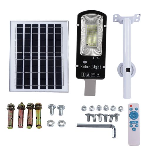 100w Lampadaire Solaire Led Ip65 éTanche Charge Rapide éClairage Automatique Haute Luminosité Lampe Solaire ExtéRieure