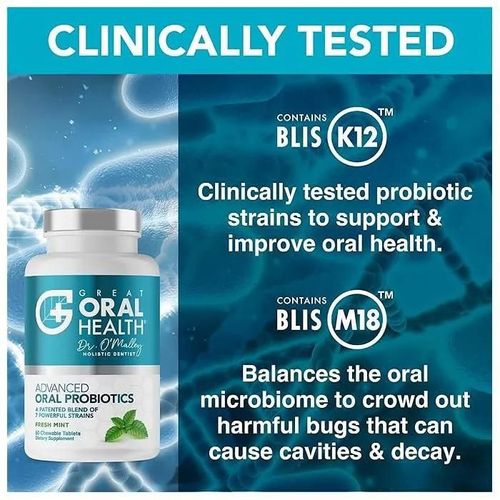Supplément Probiotique Oral : Utilisé Pour Mauvaise Haleine, Maladie Gomme, Support Immunitaires, Pierres Amygdale Et Plus 