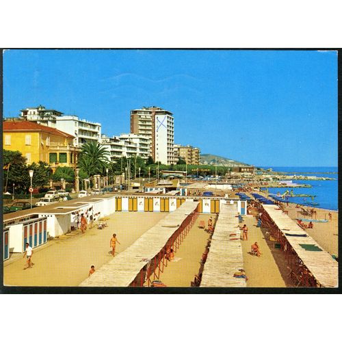Carte Postale Arma Di Taggia, La Plage, 1981