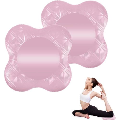 2 Pièces Genouillère De Yoga Tapis, Tapis Sport Bolster Yoga, Accessoires Yoga, 20 * 20cm, Pour Protéger Les Genoux, Les Poignets Et Les Coudes