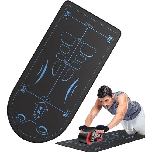 Tapis D'équipement D'exercice Pour Roue Abdominale, Tapis De Genou Abdominal Antidérapant, Tapis De Sol Pour Homme Et Femme