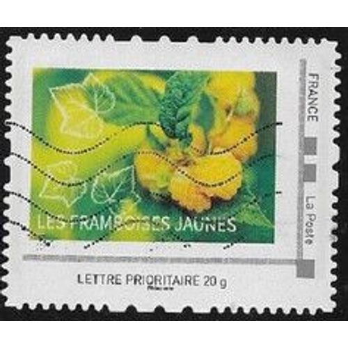 Timbre Collector France Les Exclusifs Printemps 2021 Framboises Jaunes