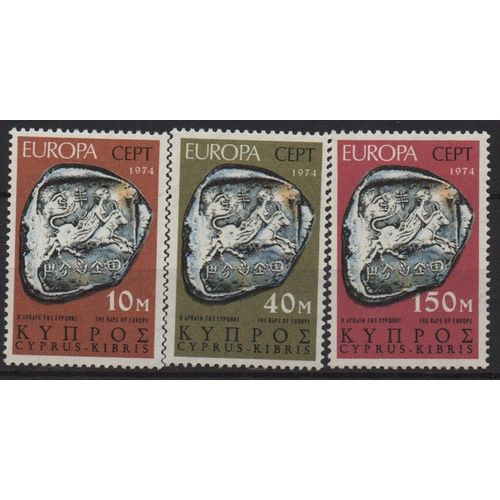 Chypre Timbres Europa 1974
