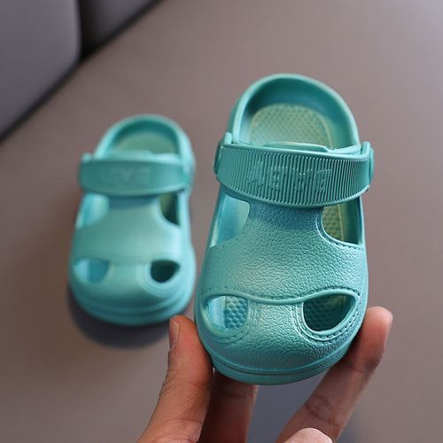 Connor Sabots De Jardin Pour Enfants, Pantoufles, Sandales, Chaussures D'ete Legeres A Enfiler Pour La Plage Et La Piscine, Pour Garcons Et Filles, Vert Fonce, 16 Cm, Pour Enfants De 3 A 3,5 Ans