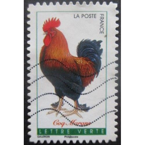 France Autoadhésif N°1253 Coq Oblitéré