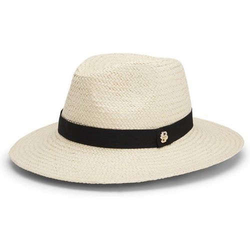 Chapeau Panama En Raphia Avec Monogramme Double Bpcs.
