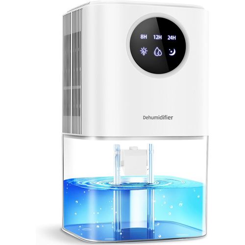 MONDODIGITALE-Deshumidificateur D' Air Anti Moisissure, Portable 1700Ml Electrique Déshumidificateurs Silencieux Maison Pour Chambre/Salle De Bain/Cave Avec Led 7 Couleurs Minuteur & Arrêt Automatiqu