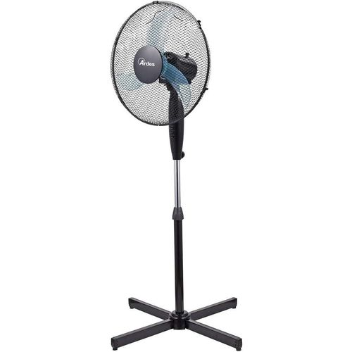 MONDODIGITALE-Ar5Am40P Ventilateur Sur Pied Puissant Et Silencieux, 3 Pales De 40 Cm, Oscillant, Réglable En Hauteur Et En Inclinaison Ventilateur Sur Pied 3 Vitesses Penny