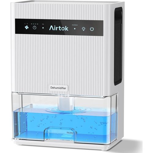MONDODIGITALE-Deshumidificateur D Air 3000Ml, Déshumidificateur D Air Electrique, Déshumidificateur De Chambre Ultra-Silencieux, Minuterie, Dégivrage Automatique, 7 Lumières De Couleur