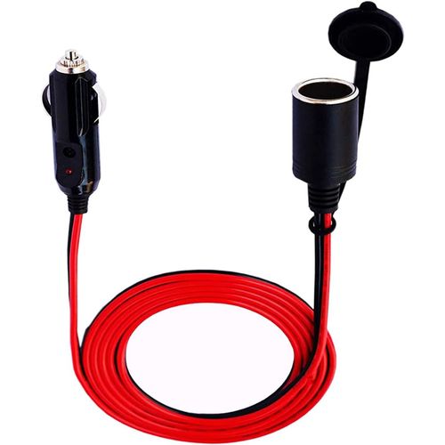 Mondodigitale-2m Rallonge Allume-Cigare Câble D¿Extension Pour Allume Cigare 12 V/24 V Prise Allume-Cigare Avec Fusible 15a/16 Awg Dc Rallonge Allume Cigare Prise Pour Moto & Bateau,Voiture,Camion