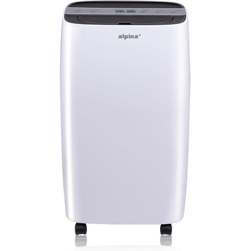MONDODIGITALE-Déshumidificateur-230V/220W-Pièces Jusqu'À 100M³-Extra Silencieux-Déshumidifie Jusqu'À 10 L Par Jour-Fonction Minuterie 1 A 24 Heures-Réglage Du L'Humidité-Blanc