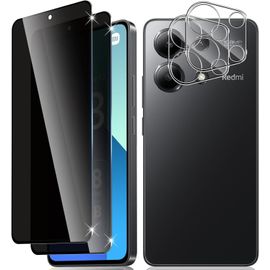 Verre Trempé Anti Espion Pour Xiaomi Redmi Note 13 4g, 2+2 Pièces Protection Écran Anti Espion Pour Redmi Note 13 4g, 9h Dureté Vitre Film Résistant Aux Rayures Sans Bulles[Trempe6772]