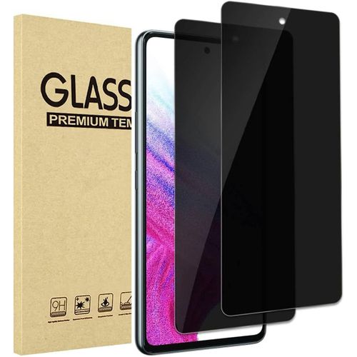 Verre Trempé Anti-Espion Compatible Avec Samsung Galaxy A53 5g,[2 Pièces] Privacy Protection D'écran Pour Samsung A53 5g Couverture Complète Film Protecteur Vitre Dureté 9h Privé[Trempe8388]