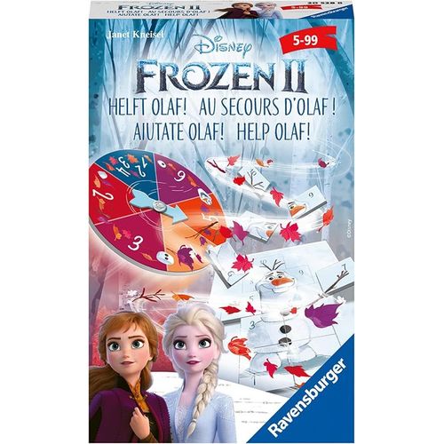 Ravensburger - Jeu De Société - Frozen Ii - Au Secours D&#39;Olaf ! - Jeu De Plateau En Famille - Observation Et Chance - À Partir De 7 Ans - De 2 À 4 Joueurs - 20528