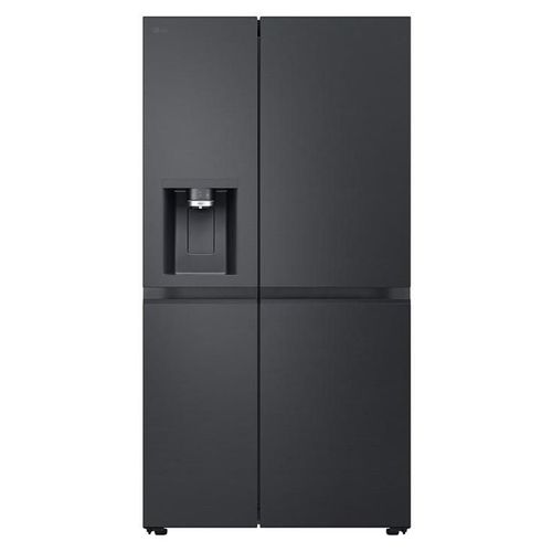 Réfrigérateur-congélateur LG GSLE90EVAC - côte à côte avec distributeur de glaçons, distributeur d'eau - WiFi - largeur : 91.3 cm - profondeur : 73.5 cm - hauteur : 179 cm - 628 litres - classe C - steel-black ...