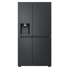 Réfrigérateur-congélateur LG GSLE90EVAC - côte à côte avec distributeur de glaçons, distributeur d'eau - WiFi - largeur : 91.3 cm - profondeur : 73.5 cm - hauteur : 179 cm - 628 litres - classe C - steel-black ...