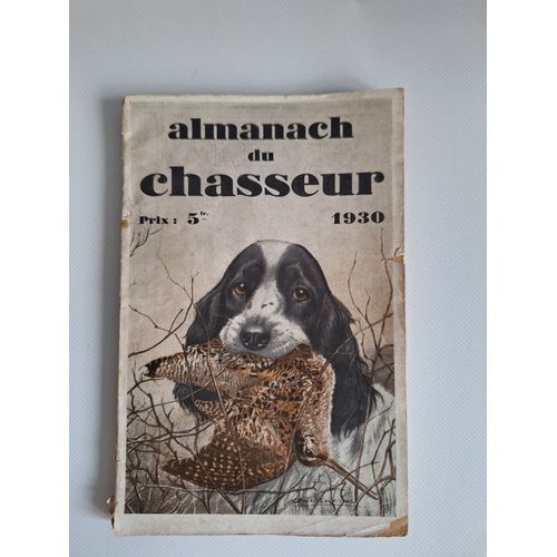 Almanach Du Chasseur 1930