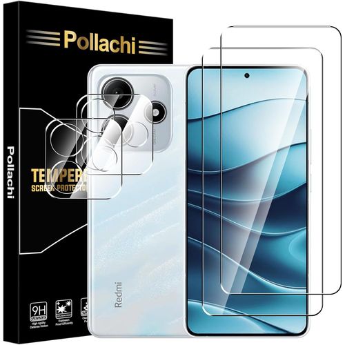 [Lot De 2+2 Verre Trempé Pour Xiaomi Redmi Note 14 5g,2 X Ecran Trempé Protection + 2 X Caméra Arrière Protecteur,Dureté 9h,Anti-Rayures,Vitre Protecteur D'écran Pour Redmi Note 14[Trempe8440]