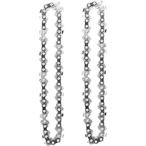 MONDODIGITALE-Lot De 2 Chaînes De Tronçonneuse 4 Pouces 1/4 Pouces 28 Maillons D'Entraînement 13Cm