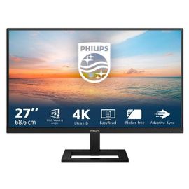 Philips 27E1N1900AE - 1000 Series - écran LED - 27" - 3840 x 2160 4K UHD (2160p) @ 60 Hz - IPS - 350 cd/m² - 1000:1 - HDR10 - 4 ms - 2xHDMI, USB-C - haut-parleurs - noir