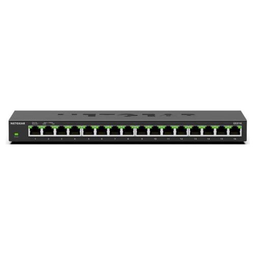 NETGEAR GS316v3 - Commutateur - non géré - 16 x 10/100/1000 - de bureau, fixation murale